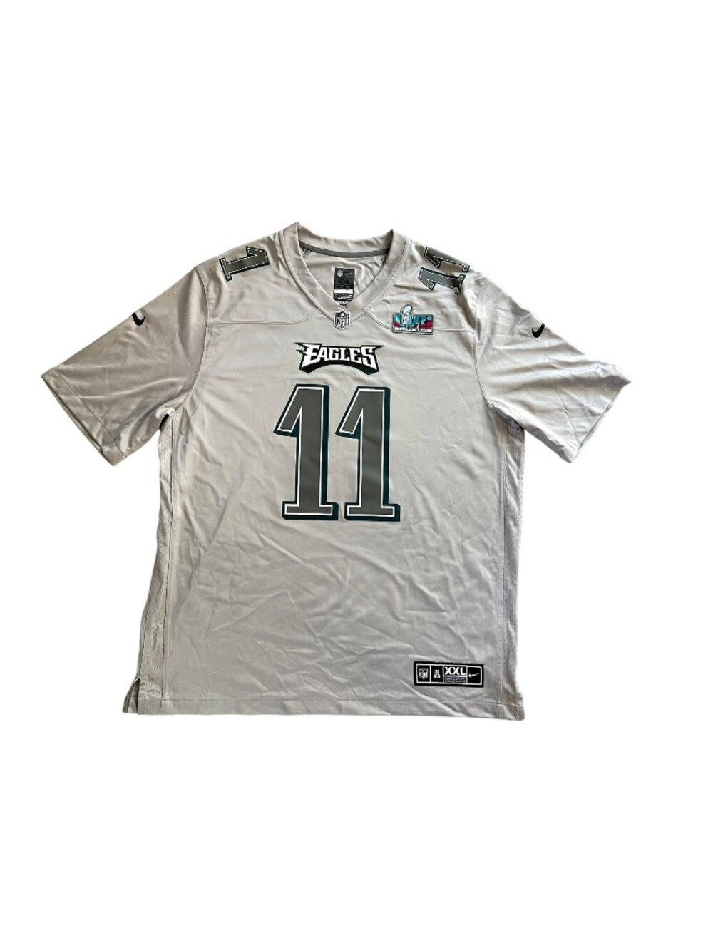 Nike Philadelphia Eagles AJ Brown Super Bowl LVII Jersey Mens 2XL